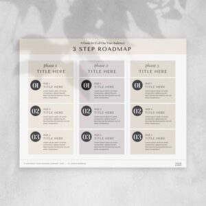 3 Step Road Map Template